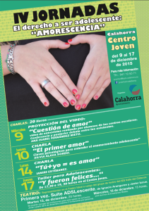 Cartel IV Jornadas Adolescencia Calahorra