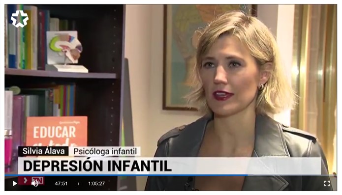 Silvia Álava - Telemadrid - Depresión Infantil