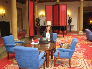 Preparativos de la presentación width=