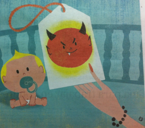 Las etiquetas de los noños ABC