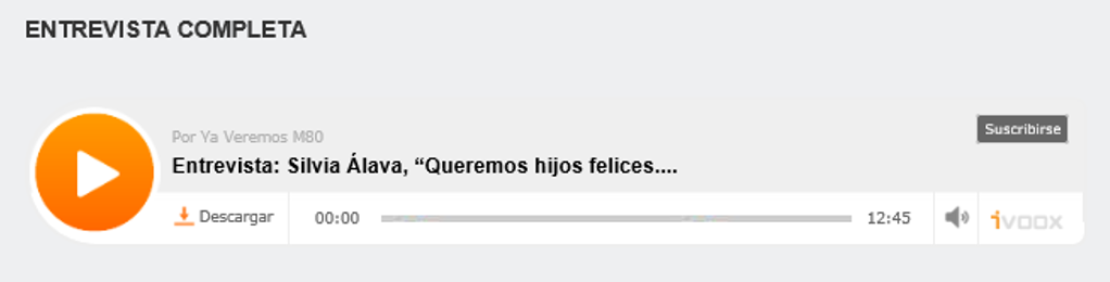 Podcast entrevista Silvia Álava - Queremos Hijos Felices - Ya Veremos M80 Radio - Juan Luís Cano