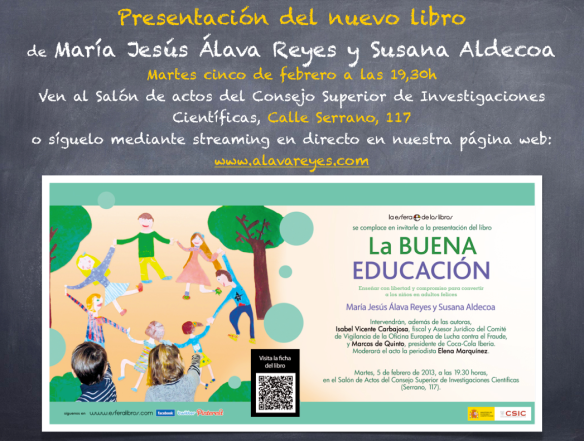 Presentación libro La Buena Educación